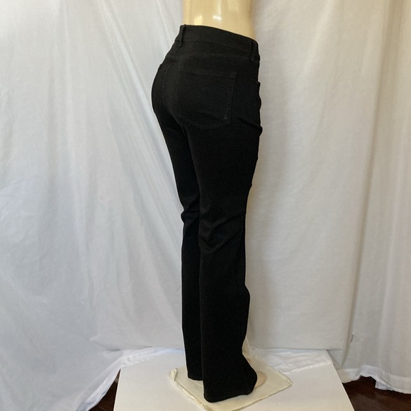 STYLE & CO Women’s Tummy Control Black Denim Boot Cut Plus Size 16 Long NWT - Picture 5 of 8